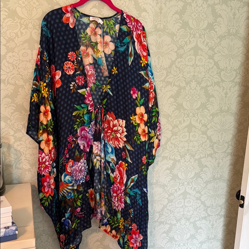 Johnny Was Floral Print Kimono